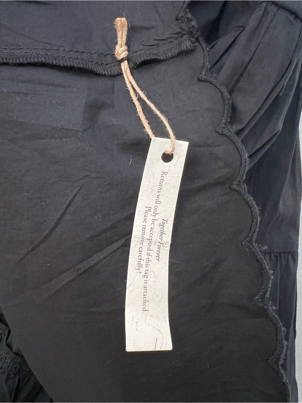 Christy Dawn The Darby Skirt Midnight Black XS NWT Cottagecore Neutral Feminine - Picture 6 of 7